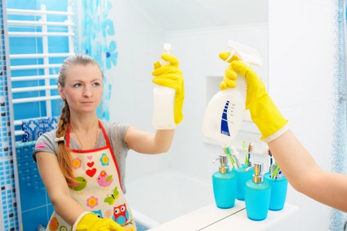 Professional Camberwell carpet cleaners refreshing a living room carpet