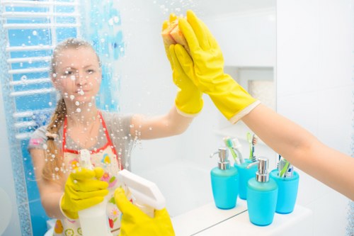 Waste handling and environmental compliance for cleaning services