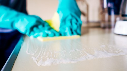 Secure payment confirmation for carpet cleaning